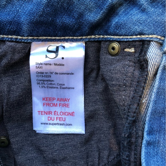 Long maxi denim skirt Supertrash - Picture 7 of 13